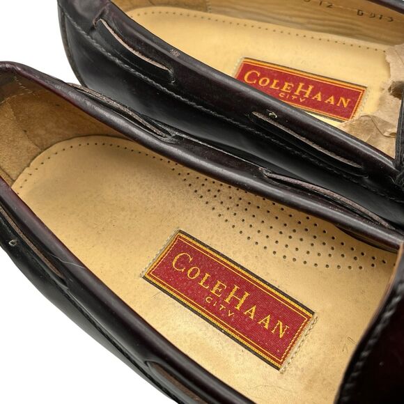 Cole Haan Men\'s Pinch Tassel Loafers 12 D Black Leather Dress Shoes 03506 Cole Haan Pinch Men main image 2